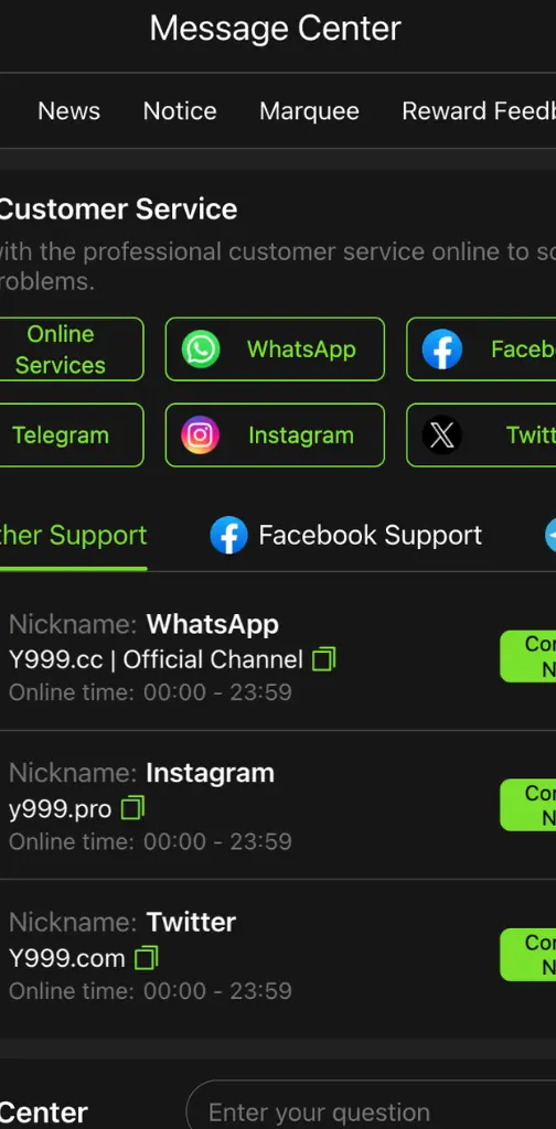y999 game customer support